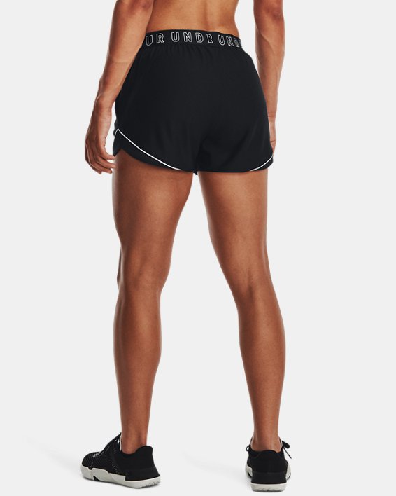 Women's UA Play Up 3.0 Mesh Shorts, Black, pdpMainDesktop image number 1